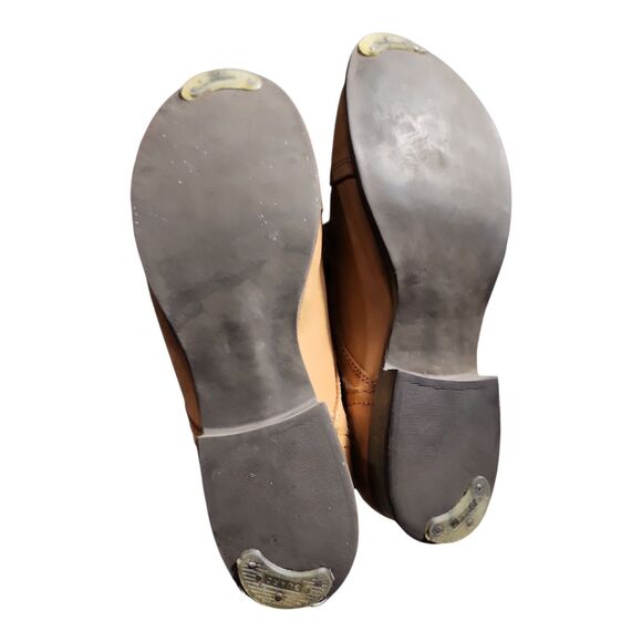 Steve Madden "Thundr-C" Cognac Brown Crochet Accent Lace Up Ankle Boots SZ 10M - Picture 8 of 8